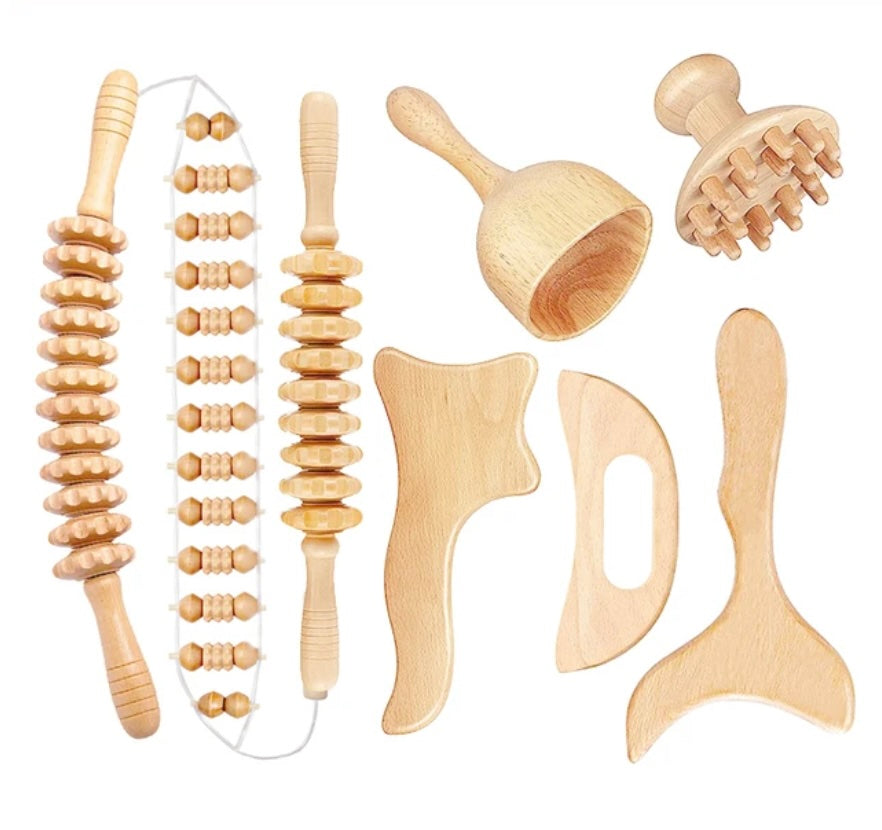 FIT Massageset aus Holz